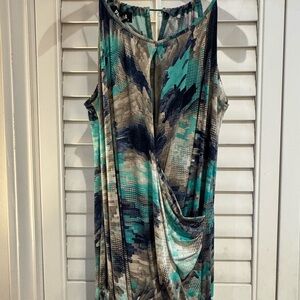 Multicolor Sleeveless Dress